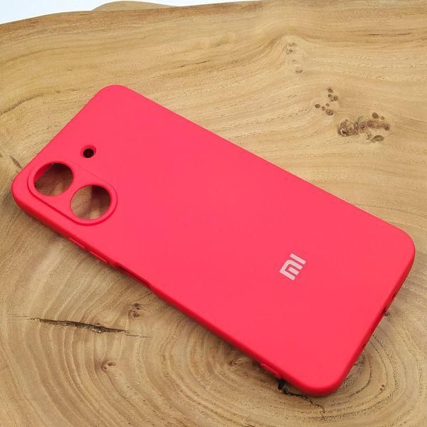 Чохол Silicone Case для Xiaomi Redmi 13C 4G Red