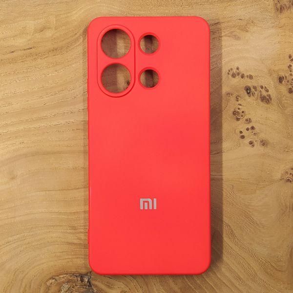 Чохол Silicone Case для Xiaomi Redmi Note 13 4G Red