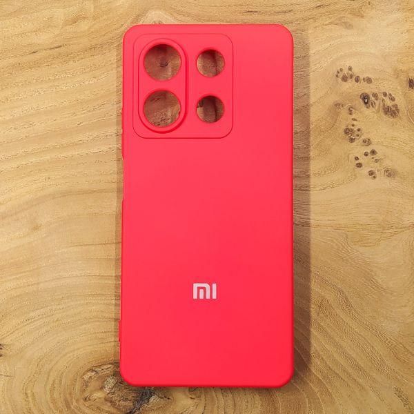 Чохол Silicone Case для Xiaomi Redmi Note 13 5G Red