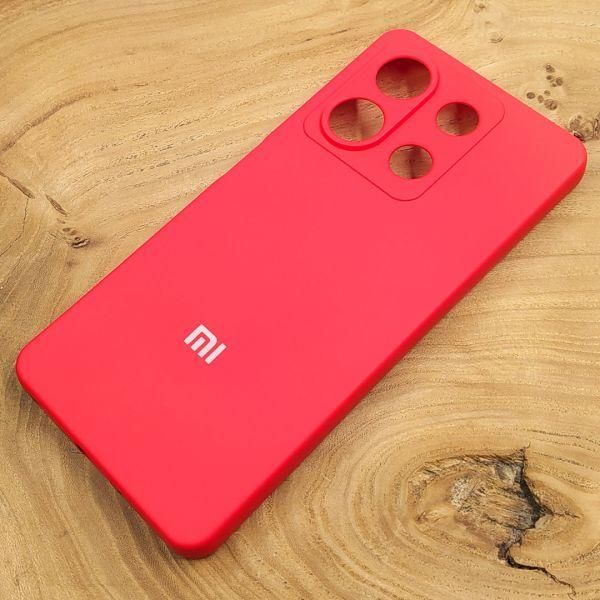 Чохол Silicone Case для Xiaomi Redmi Note 13 5G Red