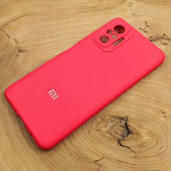 Чохол Silicone Case для Xiaomi Redmi Note 10 Pro Red