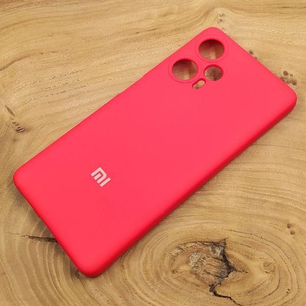 Чохол Silicone Case для POCO F5 5G Red