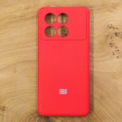 Чохол Silicone Case для POCO X6 Pro 5G Red
