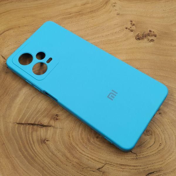 Чохол Silicone Case Xiaomi Redmi Note 12 Pro 5G Just Blue
