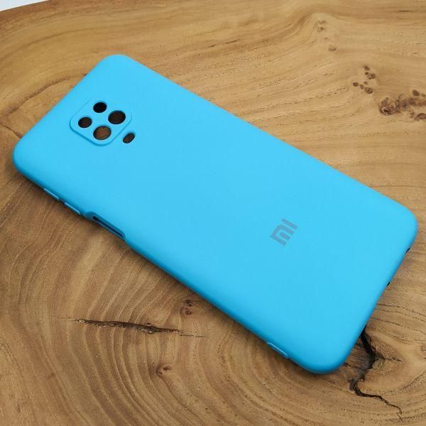 Чохол Silicone Case для Xiaomi Redmi note 9s/9 pro Just Blue