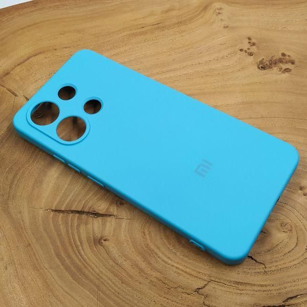 Чохол Silicone Case для Xiaomi Redmi Note 13 4G Just Blue