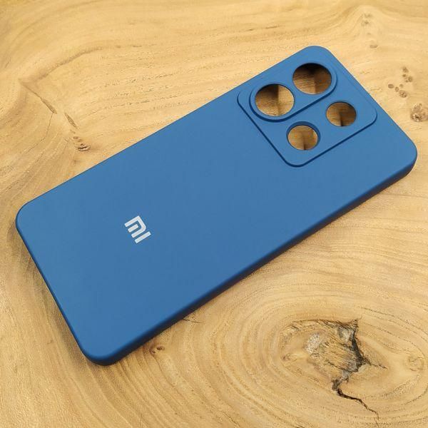 Чохол Silicone Case для Xiaomi Redmi Note 13 Pro 5G Steel Blue