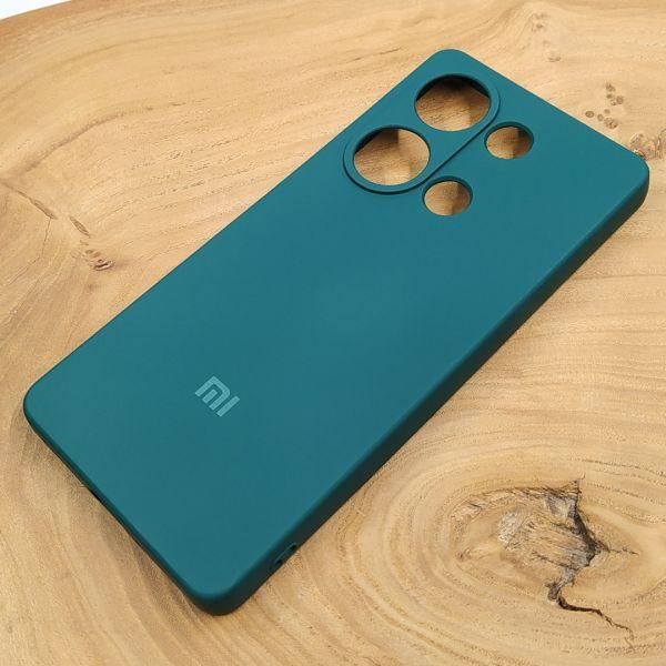 Чохол Silicone Case для Redmi Note 13 Pro 4G Blue Green