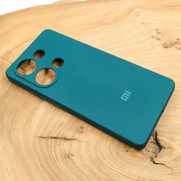 Чохол Silicone Case для Redmi Note 13 Pro 4G Blue Green