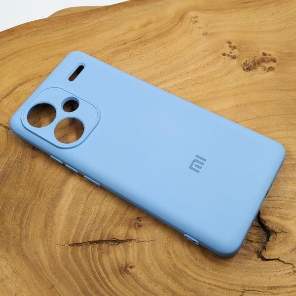Чохол Silicone Case для Xiaomi Redmi Note 13 Pro Plus 5G Blue Agat