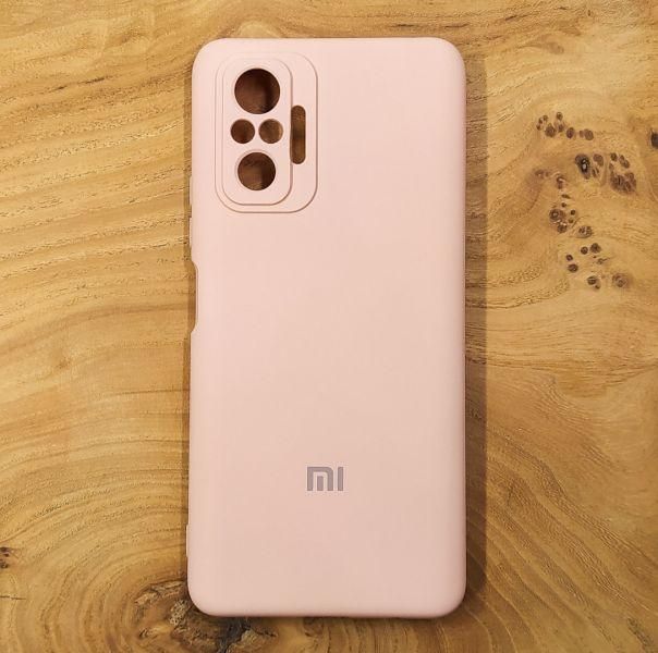 Чохол Silicone Case для Xiaomi Redmi Note 10 Pro Matte Pink