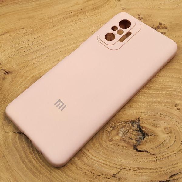 Чохол Silicone Case для Xiaomi Redmi Note 10 Pro Matte Pink
