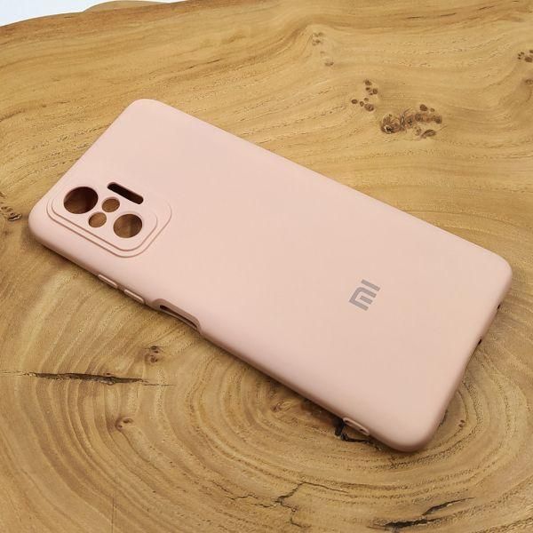 Чохол Silicone Case для Xiaomi Redmi Note 10 Pro Matte Pink