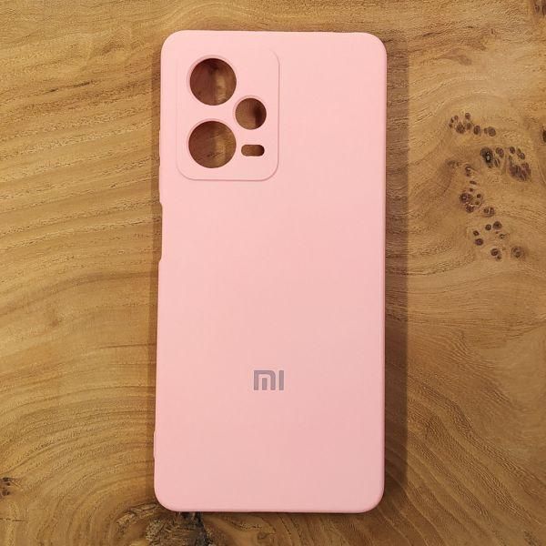 Чохол Silicone Case для Xiaomi Redmi Note 12 Pro 5G Pink