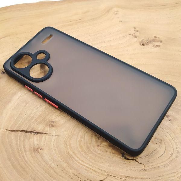 Чохол матовий Smoke case для Xiaomi Redmi Note 13 Pro Plus Black
