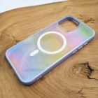 Чехол HOCO Smoke case Gradient with MagSafe iPhone 16 Pro Max Lilac