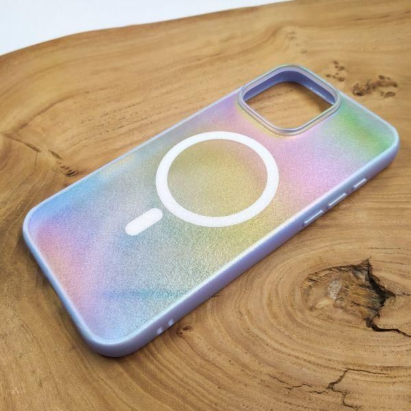 Чехол HOCO Smoke case Gradient with MagSafe iPhone 16 Pro Max Lilac