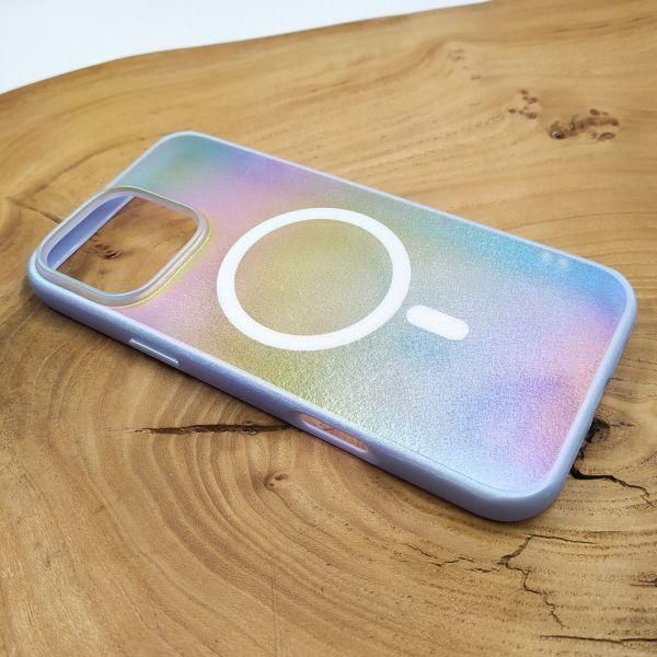 Чехол HOCO Smoke case Gradient with MagSafe iPhone 16 Pro Max Lilac
