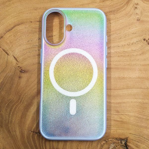 Чехол HOCO Smoke case Gradient with MagSafe iPhone 16 Lilac