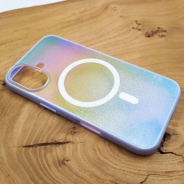 Чехол HOCO Smoke case Gradient with MagSafe iPhone 16 Lilac