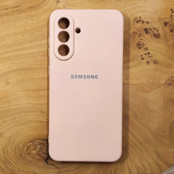 Чохол Silicone case Samsung A56 5G Matte Pink