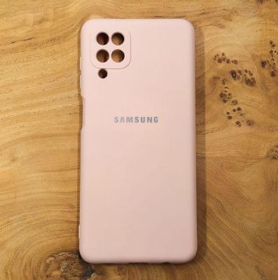 Чохол Silicone case Samsung A22 4G Matte pink