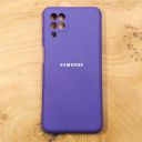 Чохол Silicone case Samsung A12 Purple