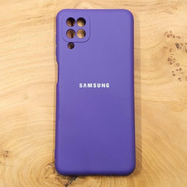 Чохол Silicone case Samsung A12 Purple