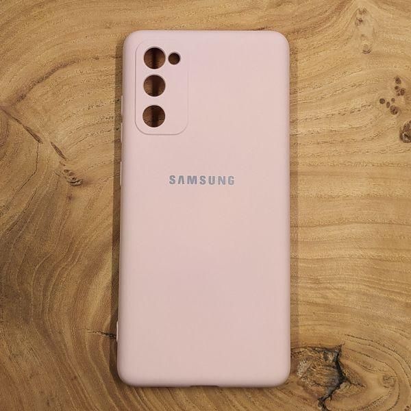Чохол Silicone case Samsung S20 FE 4G Matte Pink