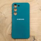Чохол Silicone case Samsung S23 Blue Green
