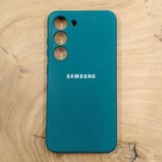 Чохол Silicone case Samsung S23 Blue Green