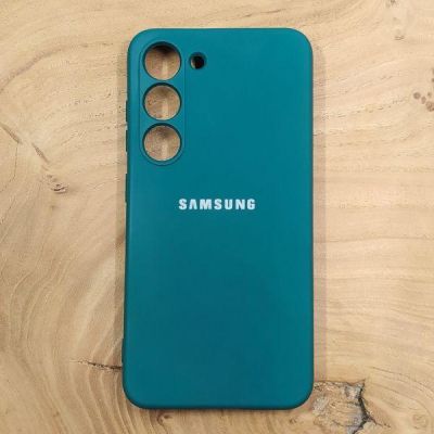 Чохол Silicone case Samsung S23 Blue Green