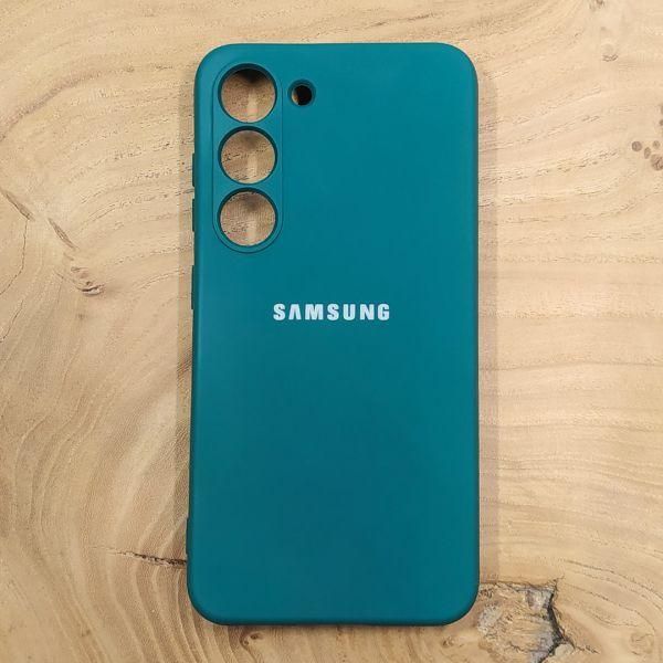 Чохол Silicone case Samsung S23 Blue Green