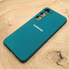 Чохол Silicone case Samsung S23 Blue Green