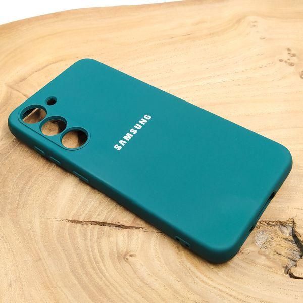 Чохол Silicone case Samsung S23 Blue Green
