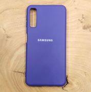Чохол Silicone case Samsung A750 (A7 2018) Purple
