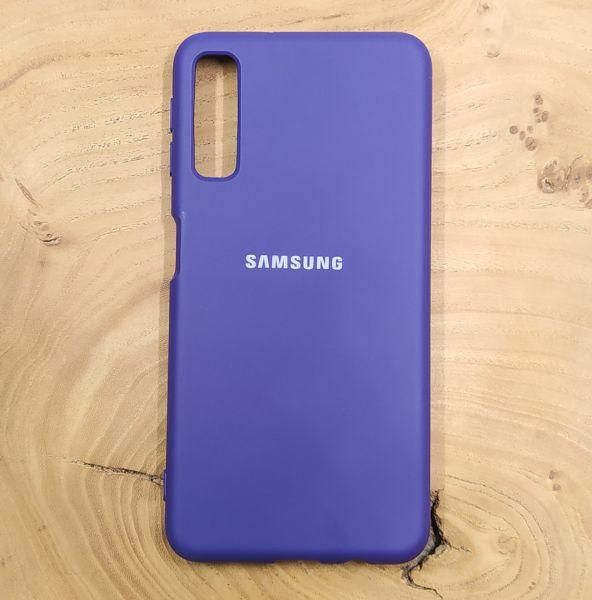 Чохол Silicone case Samsung A750 (A7 2018) Purple