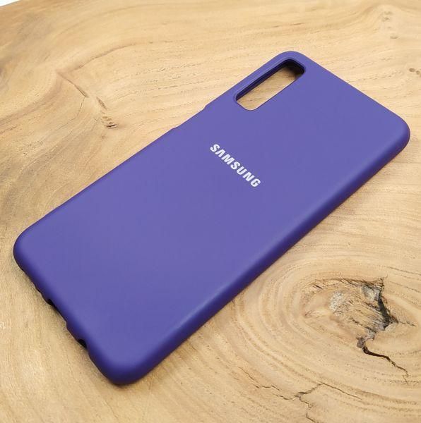 Чохол Silicone case Samsung A750 (A7 2018) Purple