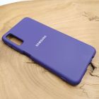 Чохол Silicone case Samsung A750 (A7 2018) Purple