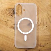 Чохол Baseus with MagSafe iPhone 16 White