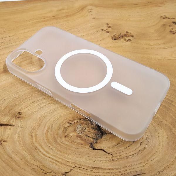 Чохол Baseus with MagSafe iPhone 16 White