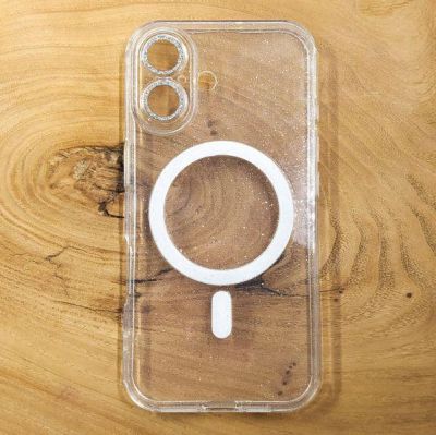 Чохол Glitter case with MagSafe iPhone 16