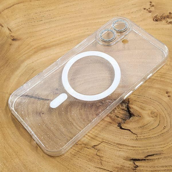Чохол Glitter case with MagSafe iPhone 16