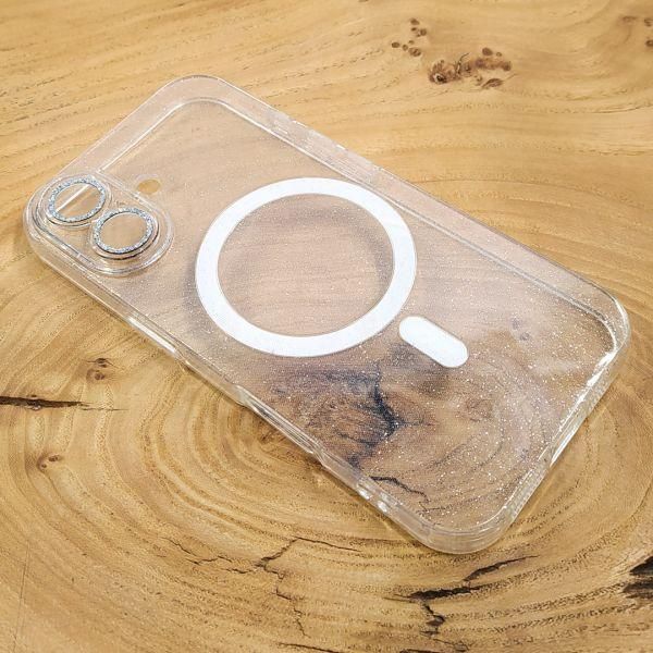 Чохол Glitter case with MagSafe iPhone 16
