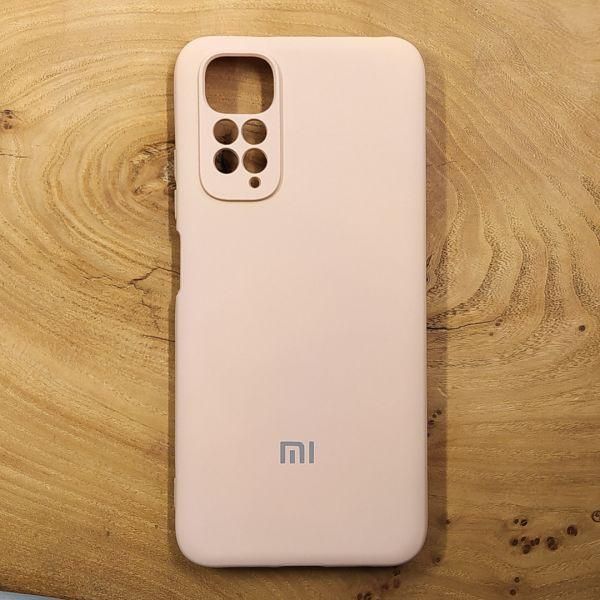 Чохол Silicone Case для Xiaomi Redmi Note 11/11S 4G Matte Pink