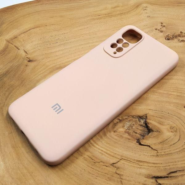 Чохол Silicone Case для Xiaomi Redmi Note 11/11S 4G Matte Pink