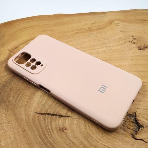 Чохол Silicone Case для Xiaomi Redmi Note 11/11S 4G Matte Pink
