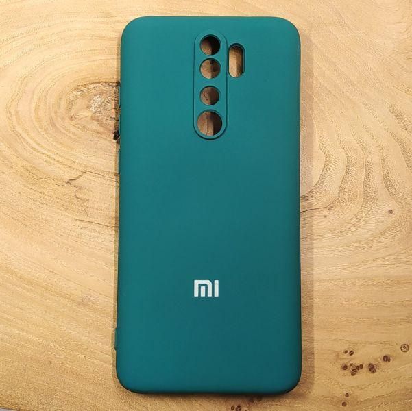 Чохол Silicone Case для Xiaomi Redmi Note 8 Pro Blue Green