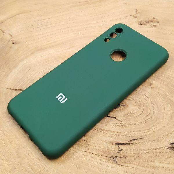 Чохол Silicone Case для Xiaomi Redmi Note 7 Blue Green