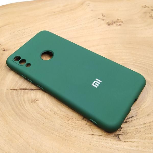 Чохол Silicone Case для Xiaomi Redmi Note 7 Blue Green